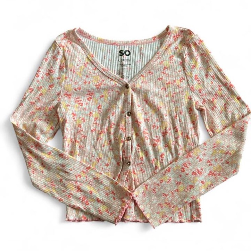 SO Floral Cardigan Set